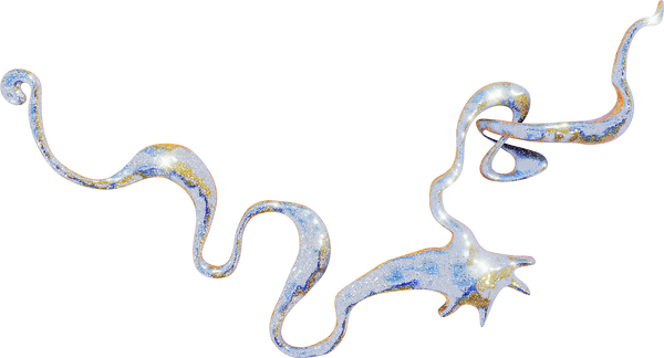 Glossy Curvy 3D Brutalist Design Element